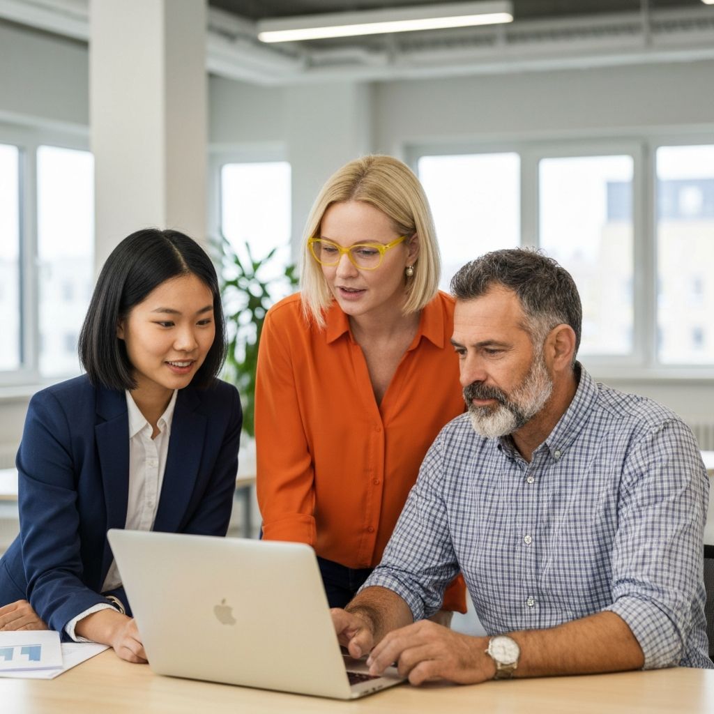Equipe profissional trabalhando juntos